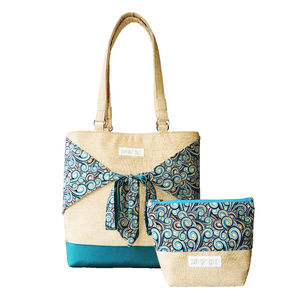 NWT Summer Tote Bag with Cosmetic Purse